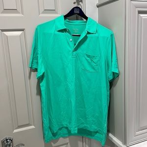 Lilly Pulitzer Men’s Aqua Green Polo XXL